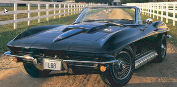 1967 L-88 Corvette, 1 of 20 427-430 HP built Super Rare. Restored by Naber's Motors, who exclusively use Speed & Sport Chrome Plating.