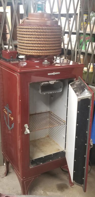 Chris Craft Frost Free Refrigerator for sale inside