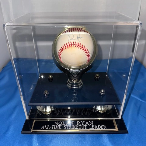 Autographed Nolan Ryan Baseball