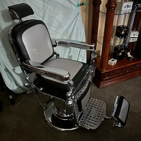 1925 Plated Barber Chair