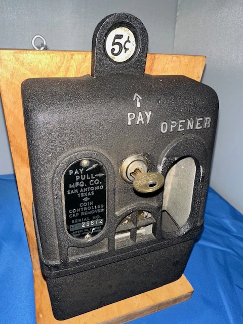 Rare Coin Operated Bottle Opener