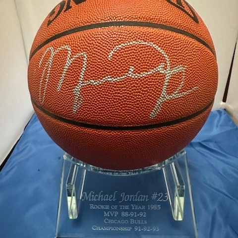 Michael Jordan Autographed Basketball