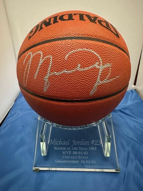 Michael Jordan Autographed Basketball 