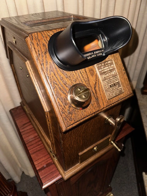 Mutoscope Movie Card Machine