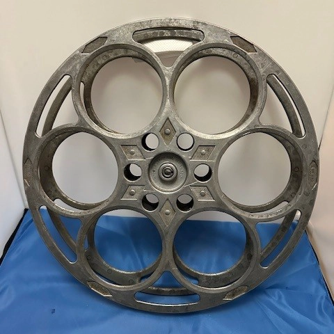 Vintage Movie Reel 15" Cast Aluminum