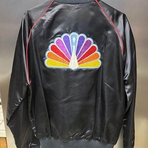 Vintage NBC Peacock Jacket Pre 1986